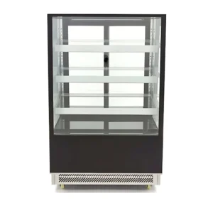mobiliario-contract-vitrina refrigerada ventilada con cristal vertical 3 estantes